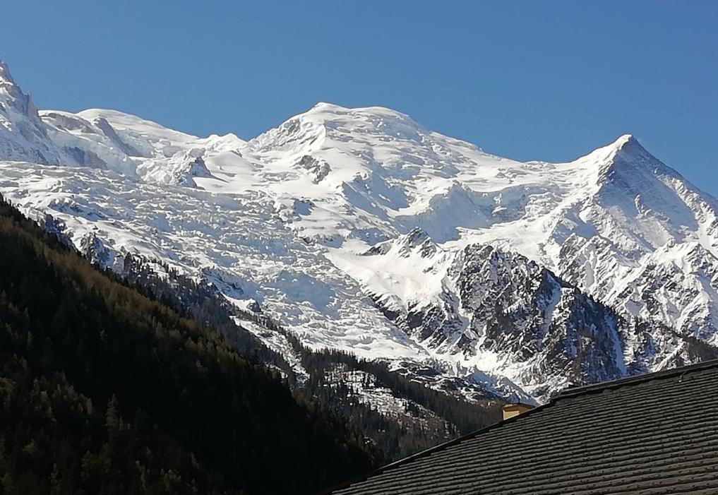 Studio With Balcony, Mt Blanc View, Parking, Center Of Chamonix Exterior foto